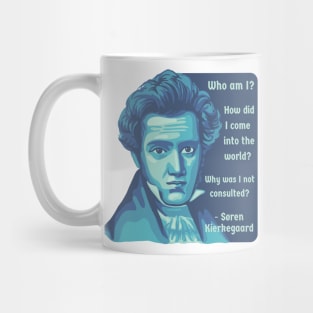 Søren Kierkegaard Portrait and Quote Mug